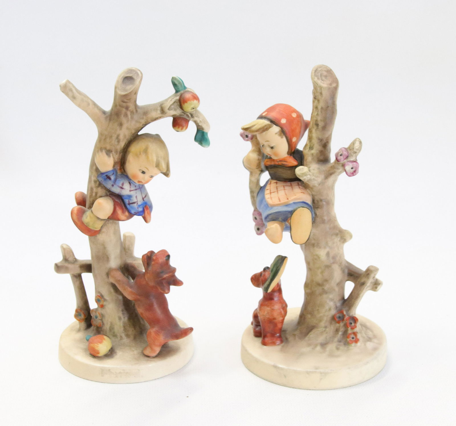 PAIR OF GOEBEL HUMMEL PORCELAIN FIGURES (1 of 3)