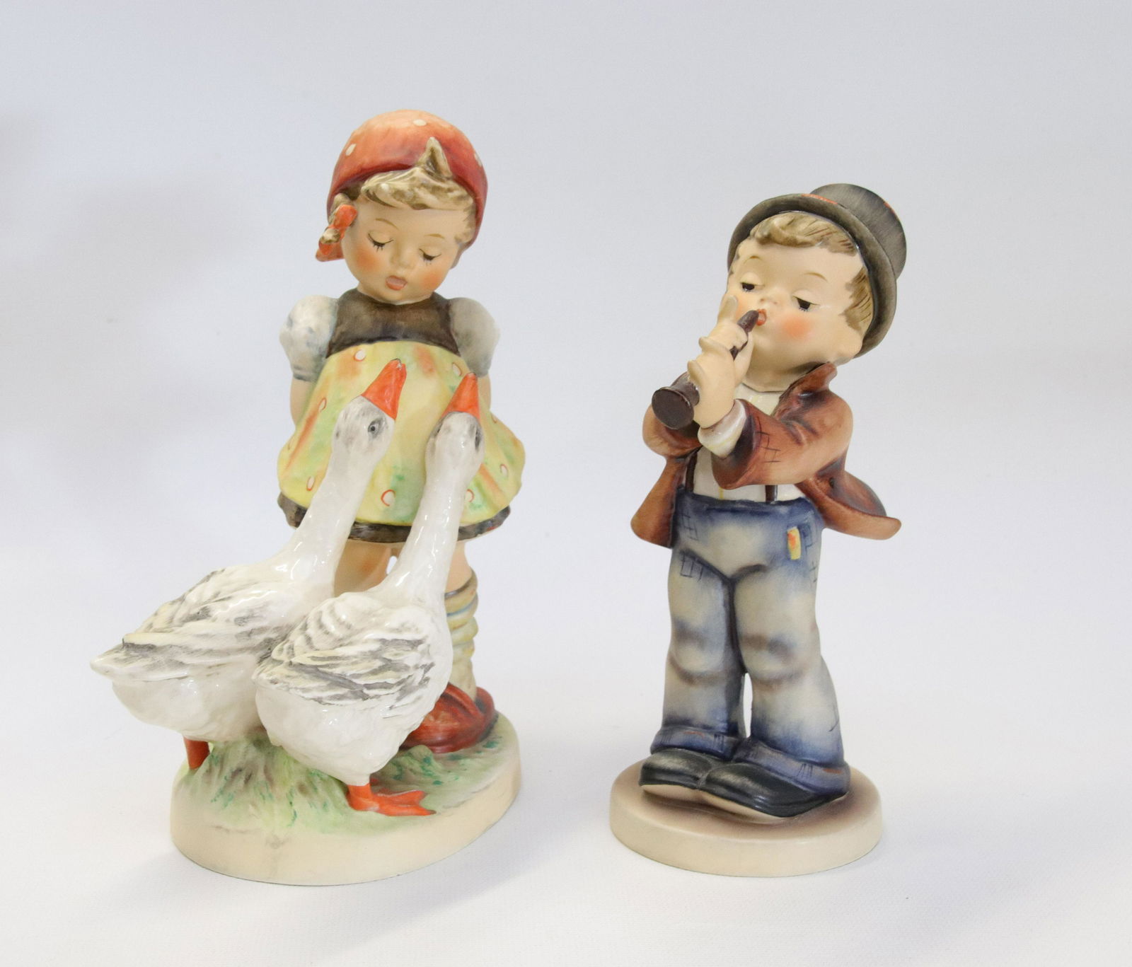 PAIR OF GOEBEL HUMMEL PORCELAIN FIGURES (1 of 4)
