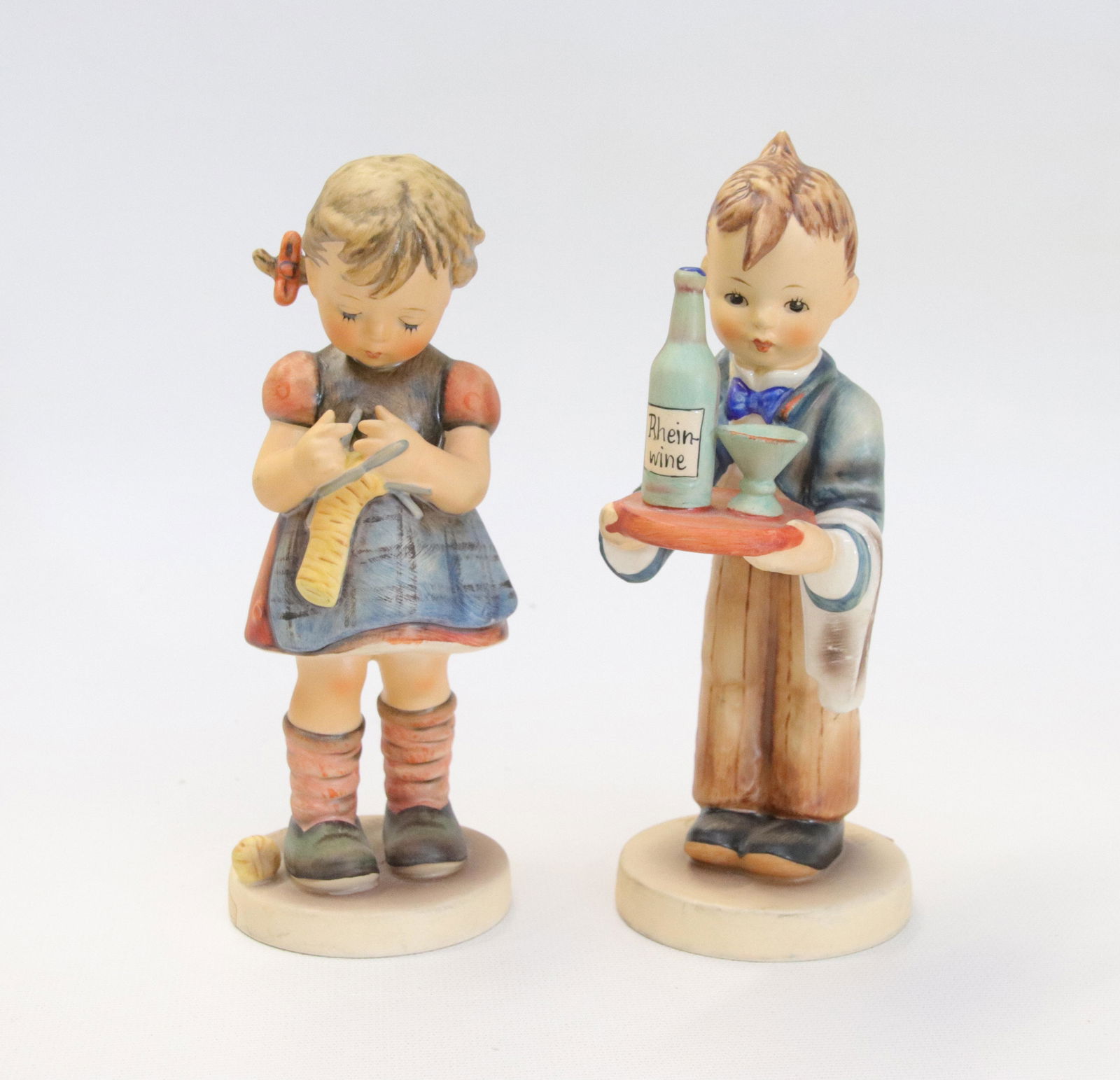 PAIR OF GOEBEL HUMMEL PORCELAIN FIGURES (1 of 3)