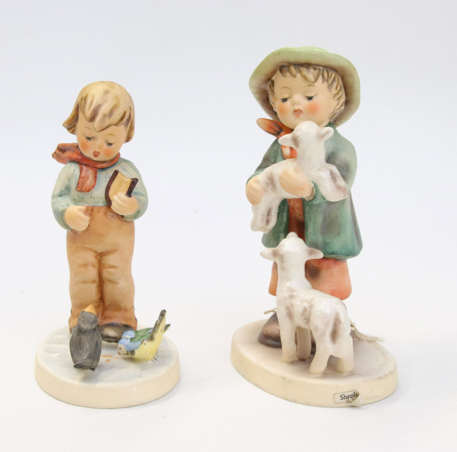 PAIR OF GOEBEL HUMMEL PORCELAIN FIGURES (1 of 3)