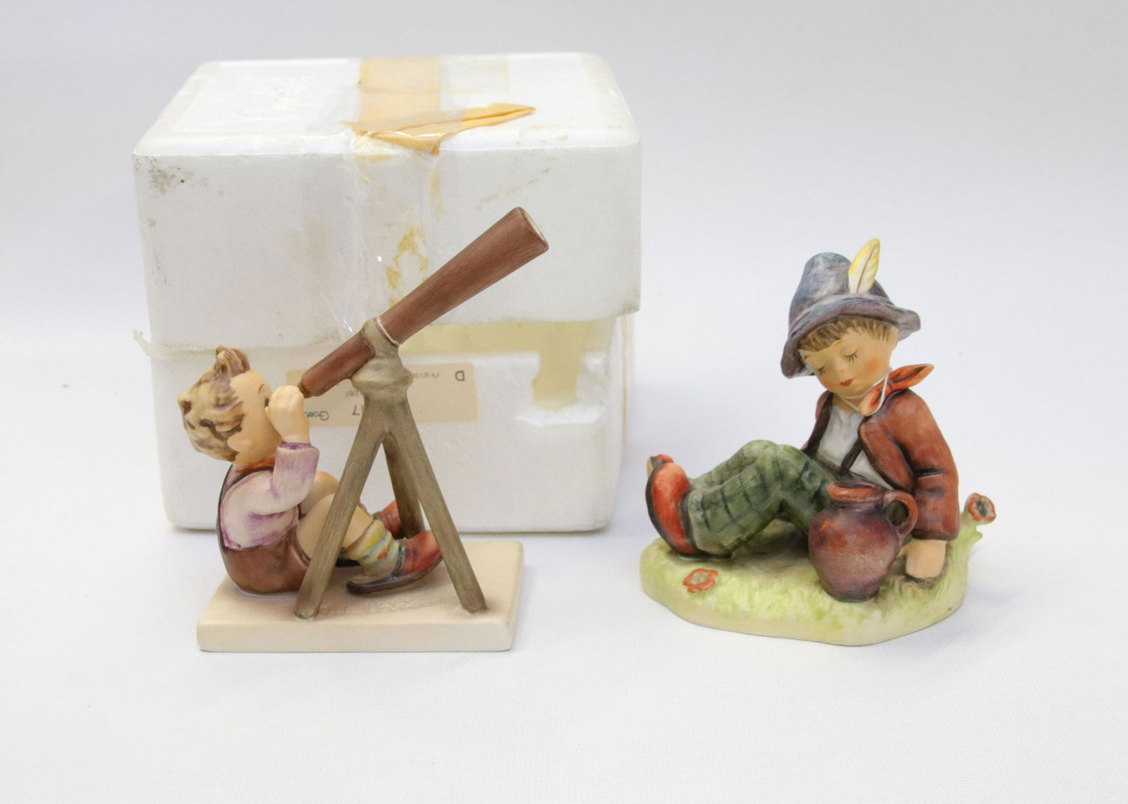 PAIR OF GOEBEL HUMMEL PORCELAIN FIGURES (1 of 3)