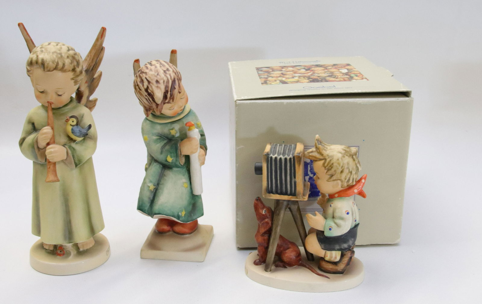 GROUP OF GOEBEL HUMMEL PORCELAIN FIGURES (1 of 3)