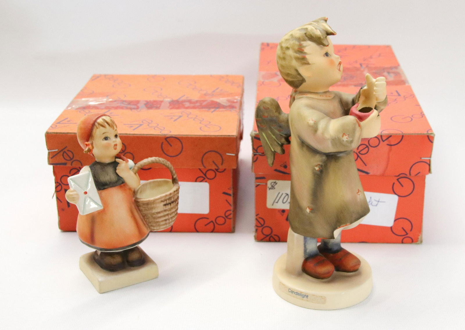 PAIR OF GOEBEL HUMMEL PORCELAIN FIGURES (1 of 3)