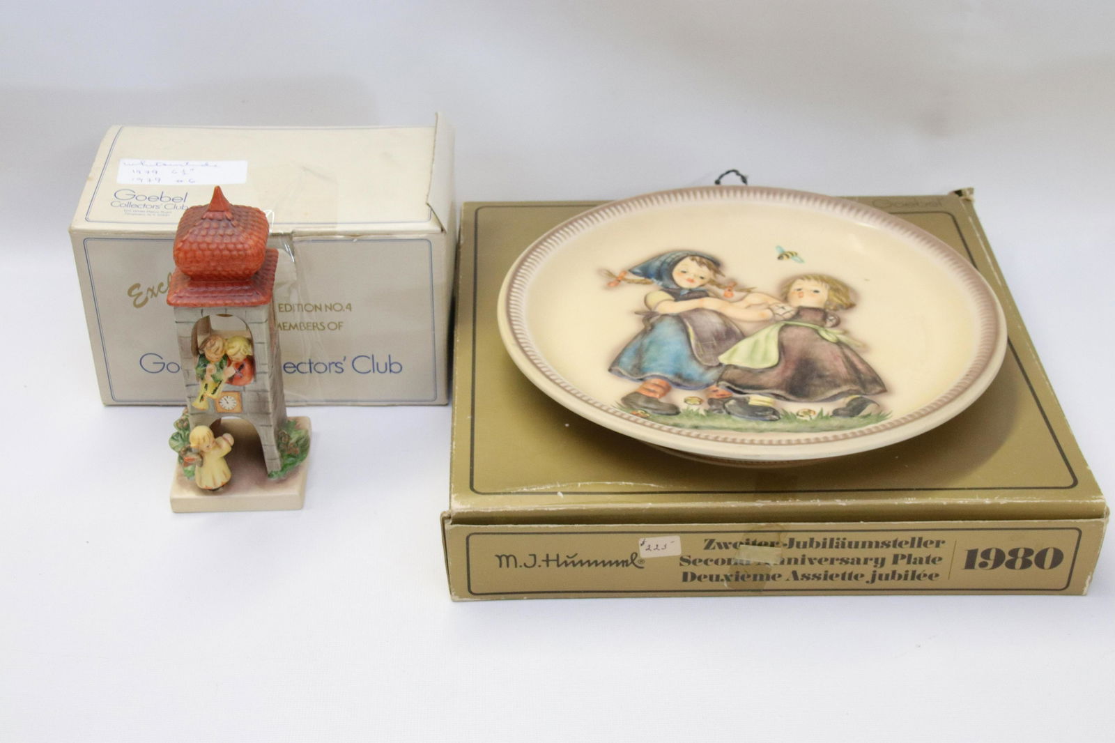 GOEBEL HUMMEL FIGURINE AND PLATE (1 of 3)