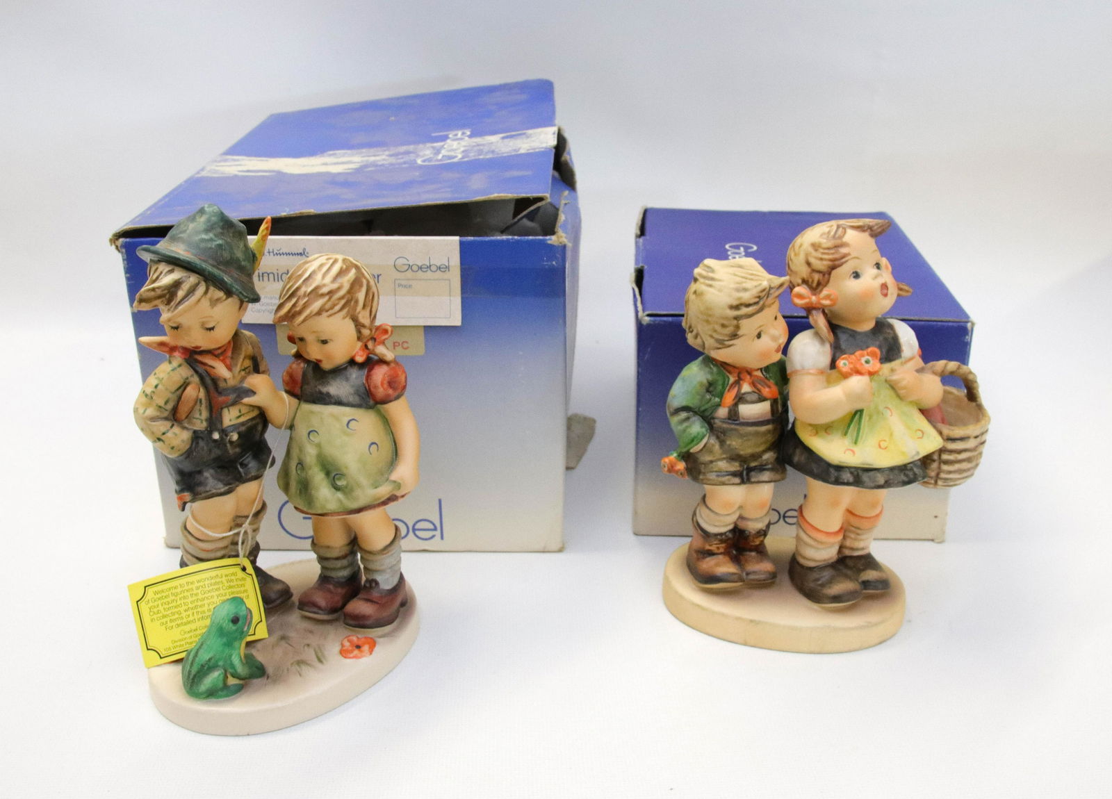 PAIR OF GOEBEL HUMMEL PORCELAIN FIGURES (1 of 3)