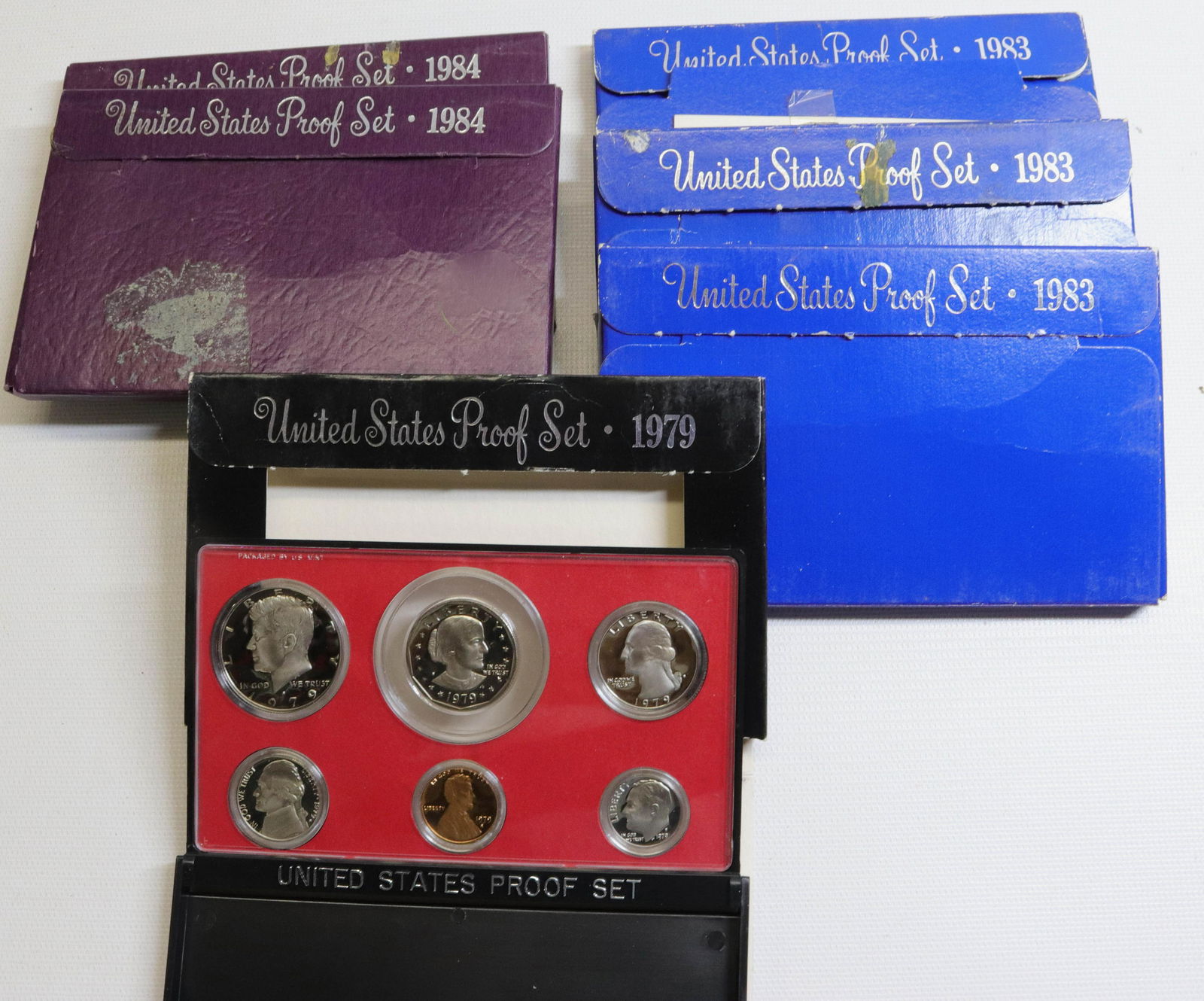 SIX US PROOF SETS (1 of 1)