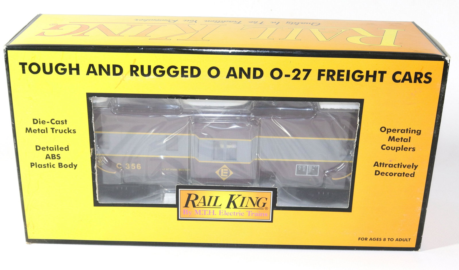 MTH RAILKING TRAIN CAR: ERIE RR CABOOSE