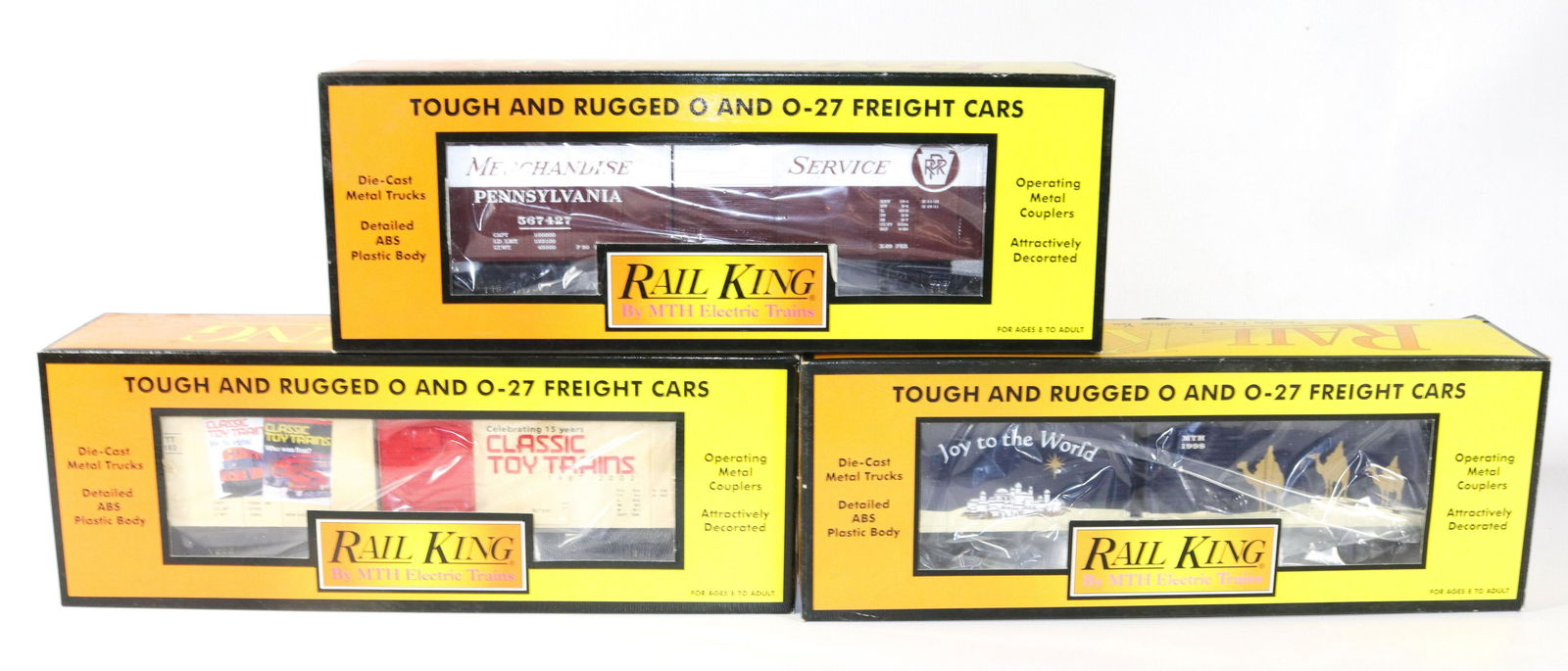 MTH RAILKING TRAIN CAR LOT (1 of 2)