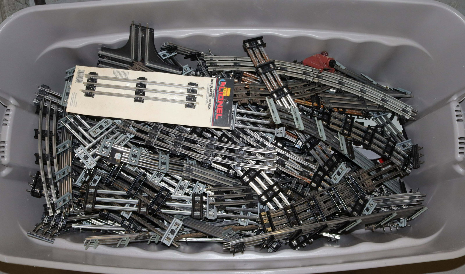 LARGE LOT OF TRACK: O-GAUGE
