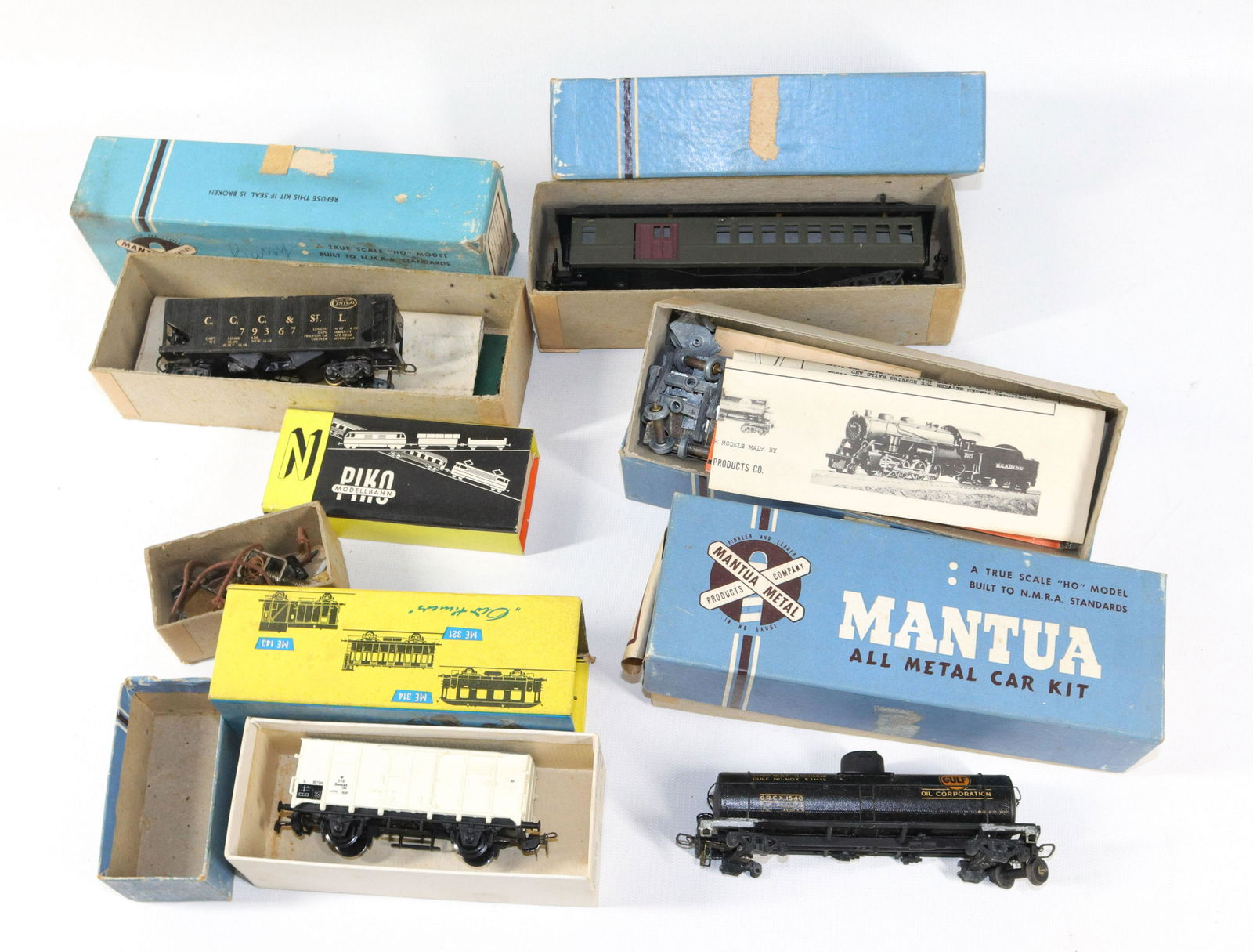Mantua Train Cars And Kits