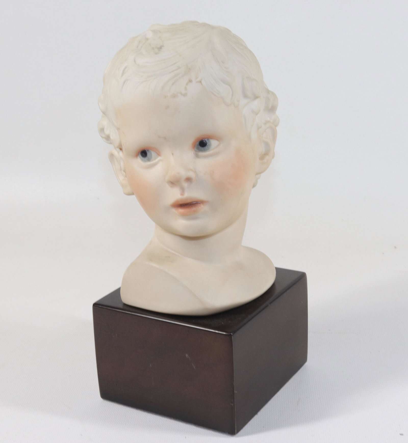 CYBIS EROS PORCELAIN BUST: SIGNED AND DATED 1974 Dimensions 9 3/4" H