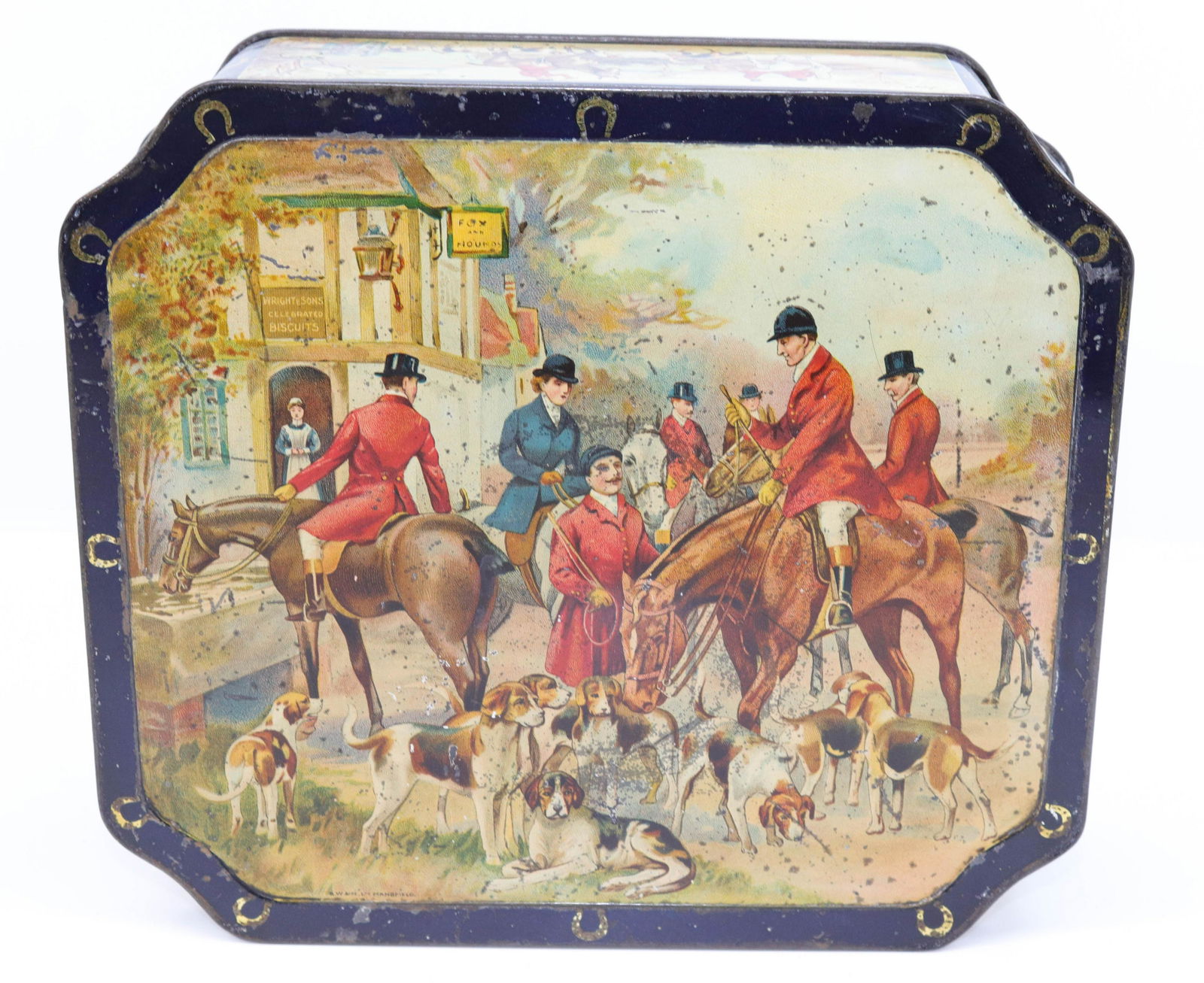 WRIGHT & SON BISCUIT TIN (1 of 4)