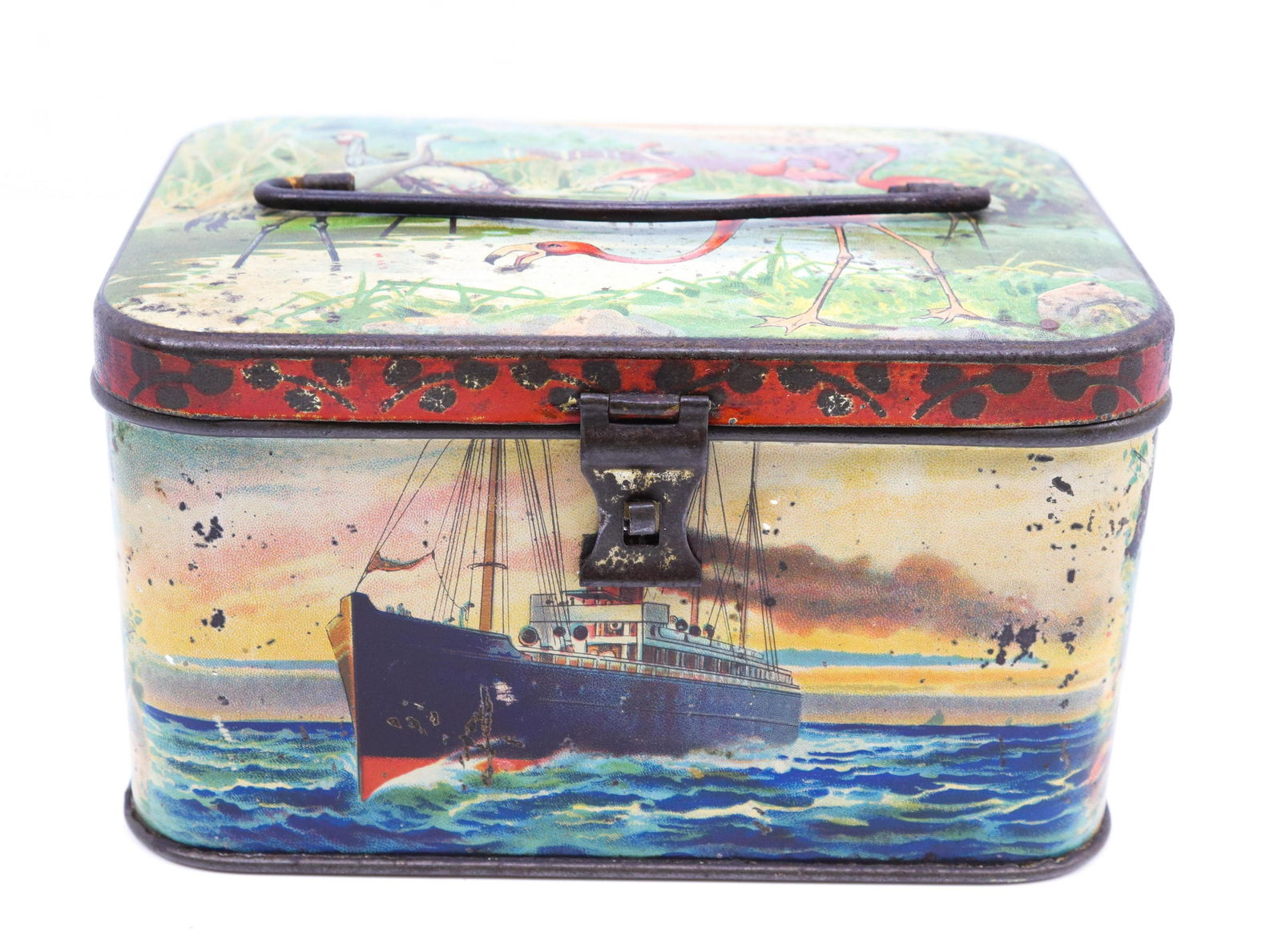 J.S. FRY & SONS TIN LIDDED BOX (1 of 5)