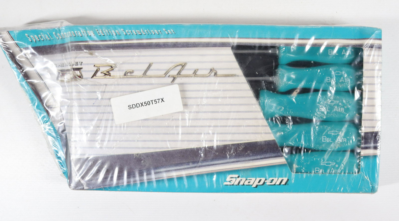 SNAP-ON CHEVROLET BEL AIR SCREWDRIVER SET: FIVE-PIECE SPECIAL COMMEMORATIVE EDITION