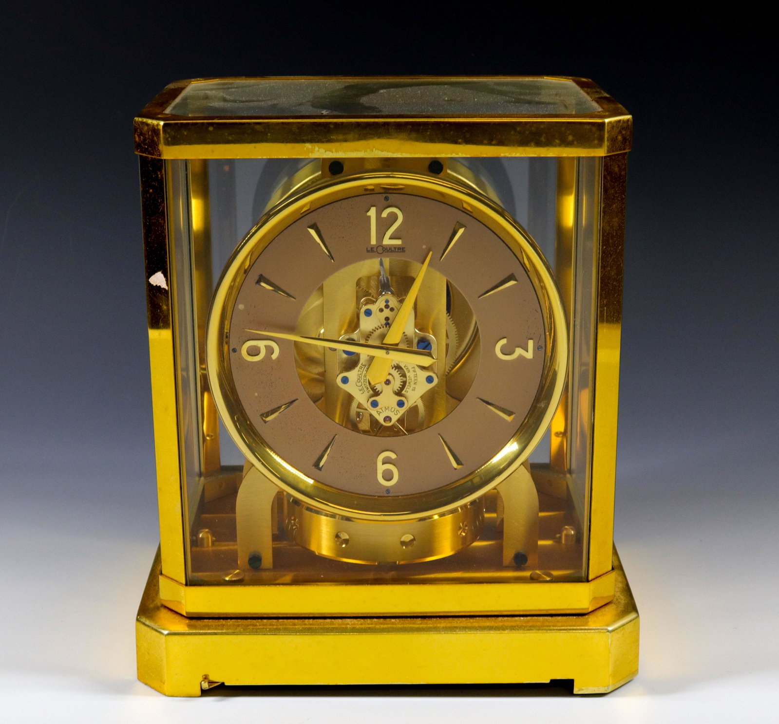 JAEGER LECOULTRE ATMOS CLOCK: ATMOS CLOCK #54770 Size: 9 1/4" X 5 1/2" X 8 1/4"