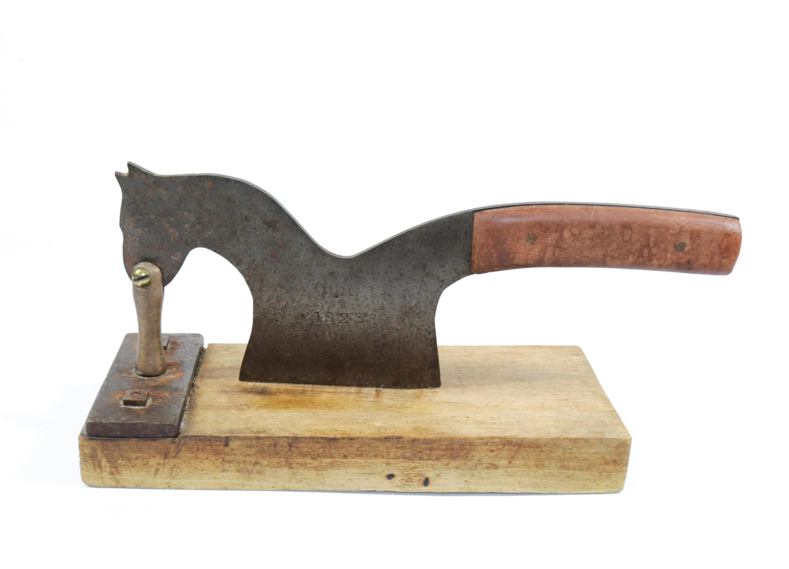 FIGURAL HORSE TOBACCO CUTTER