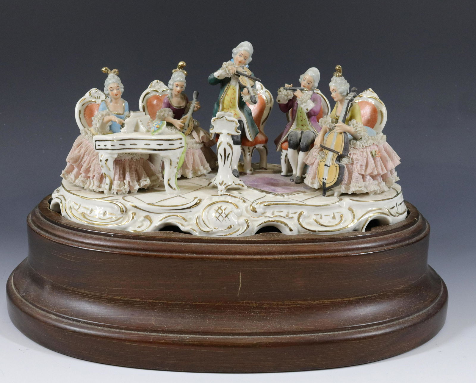 DRESDEN PORCELAIN FIGURINE (1 of 4)