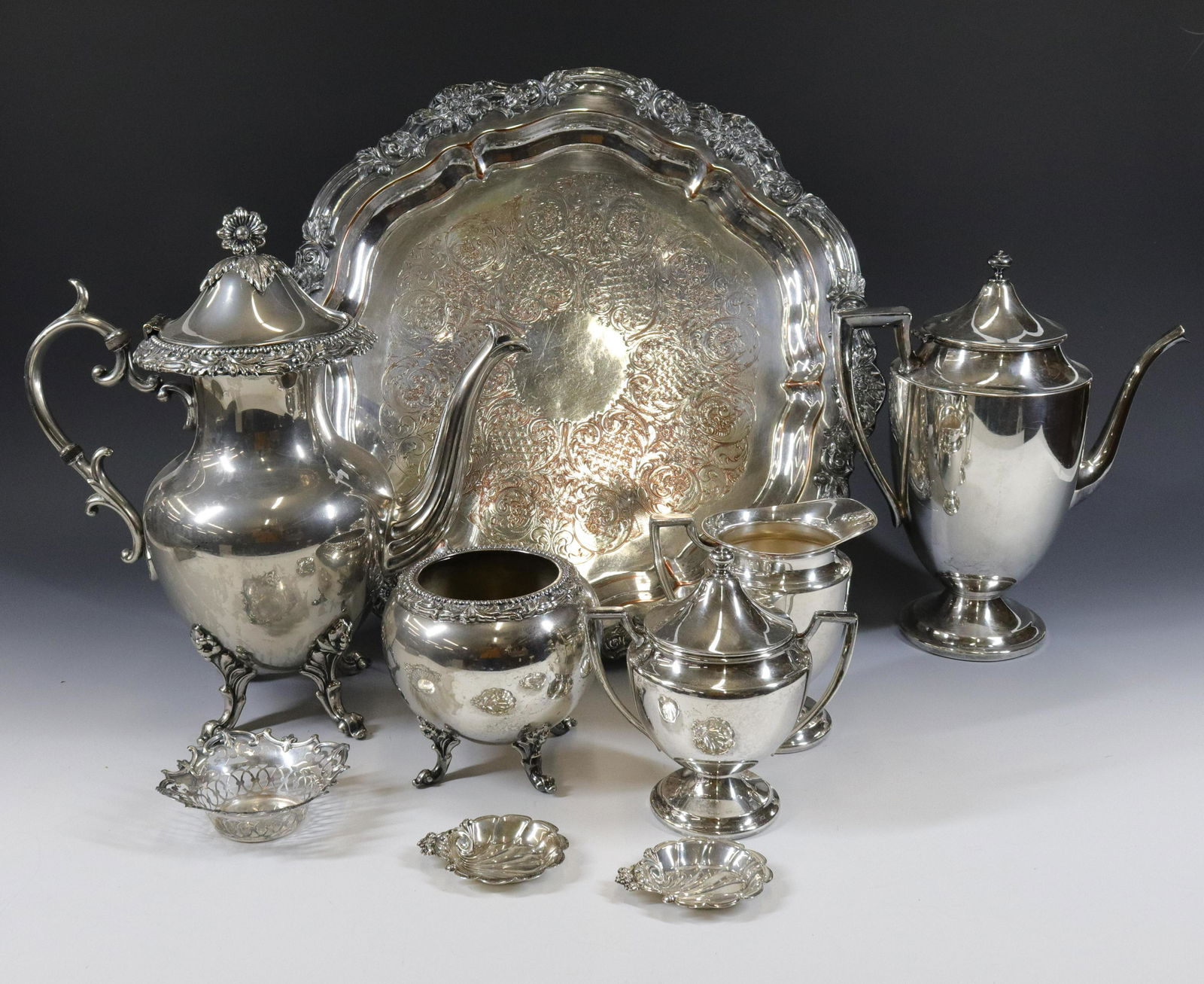 SILVER PLATE LOT (1 of 2)