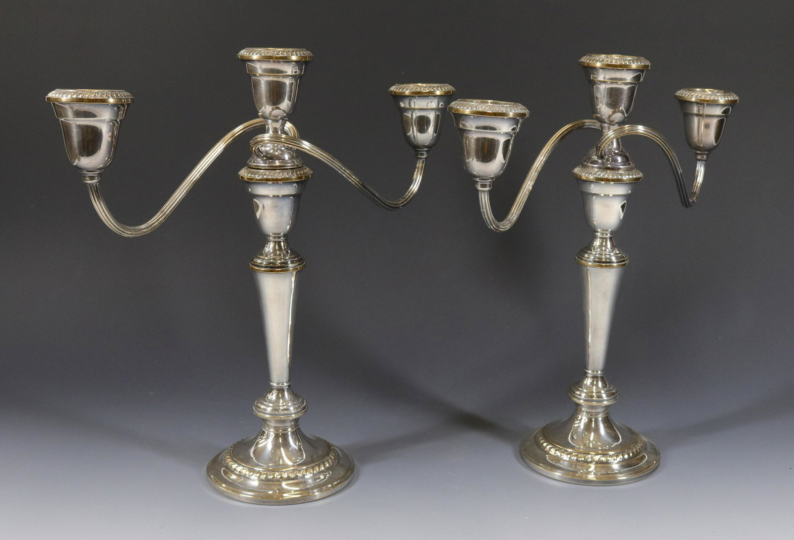PAIR OF GORHAM CANDELABRAS (1 of 3)