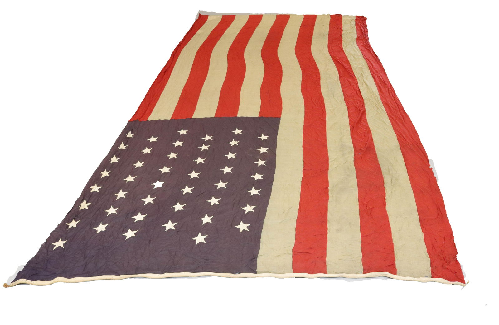 VINTAGE 45-STAR AMERICAN FLAG (1 of 9)