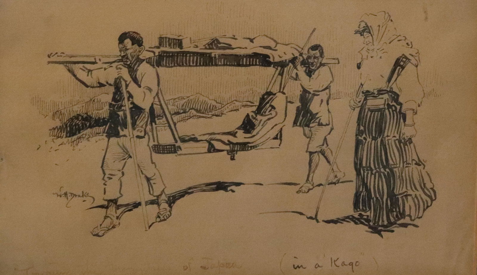 WILLIAM HENRY DRAKE PEN AND INK (1 of 4)