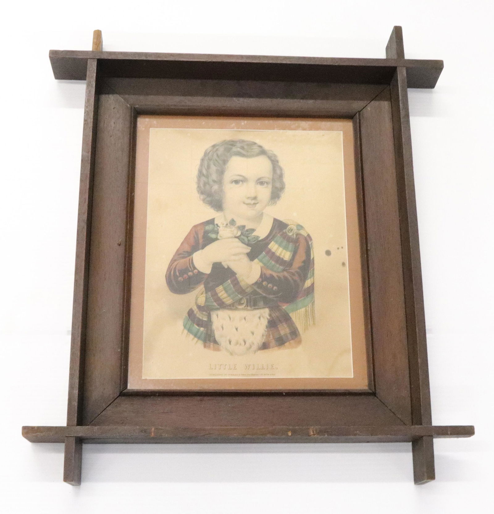 CURRIER & IVES FRAMED PRINT (1 of 3)