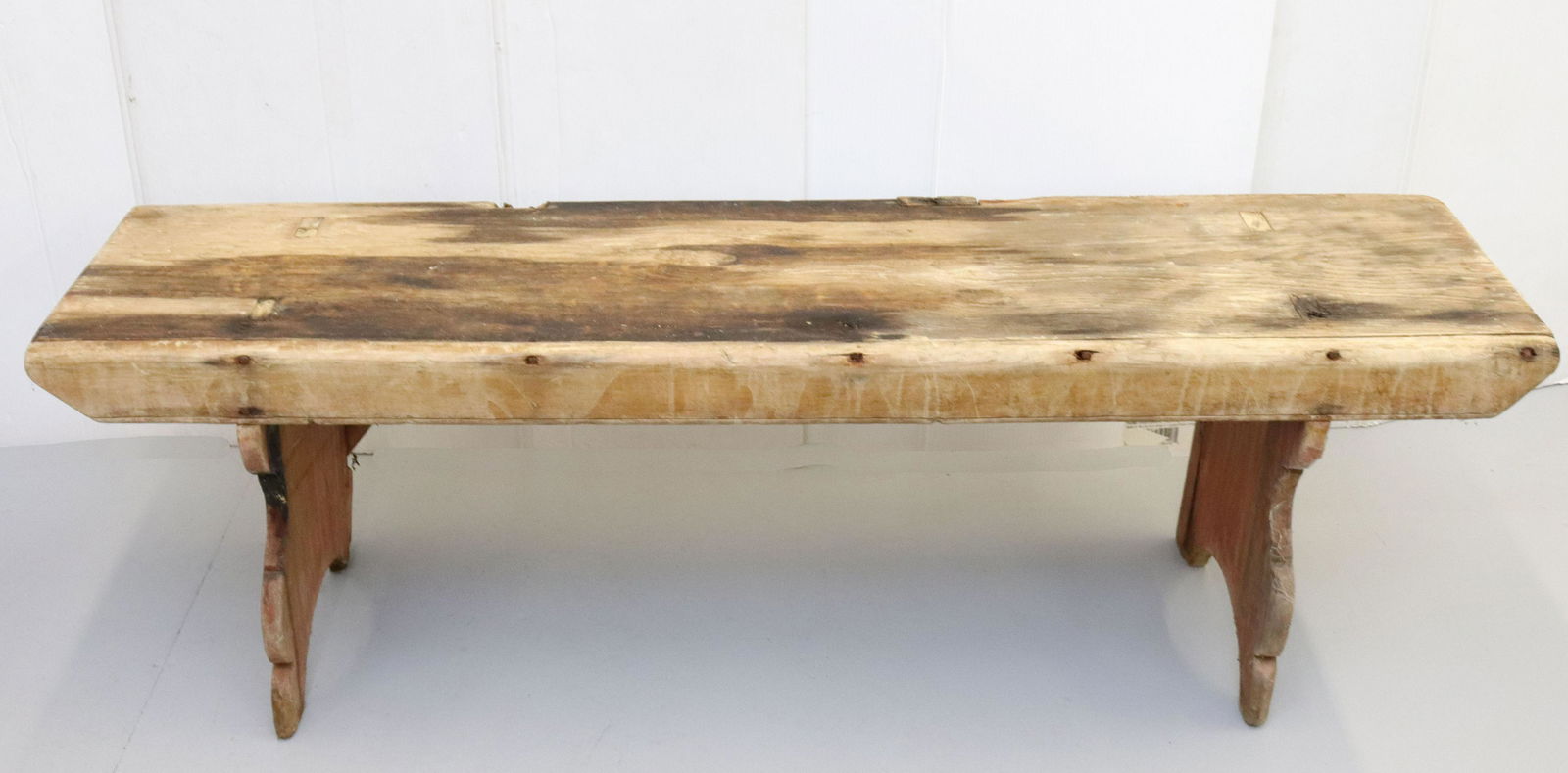 19TH C. MORTISED BENCH (1 of 3)