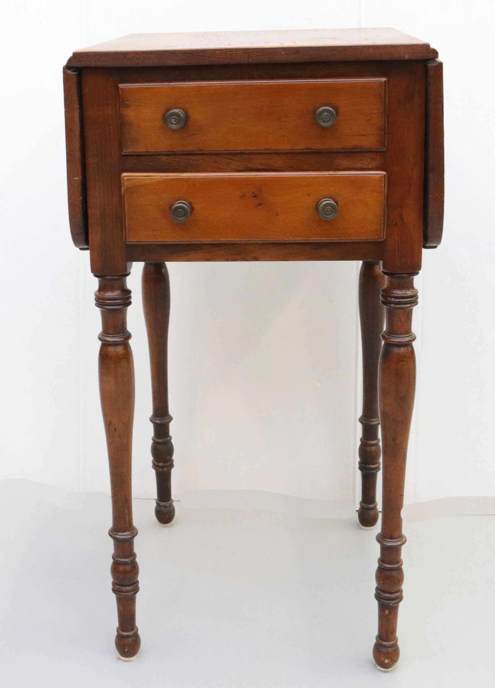 TWO-DRAWER STAND WITH DROP-LEAF (1 of 4)