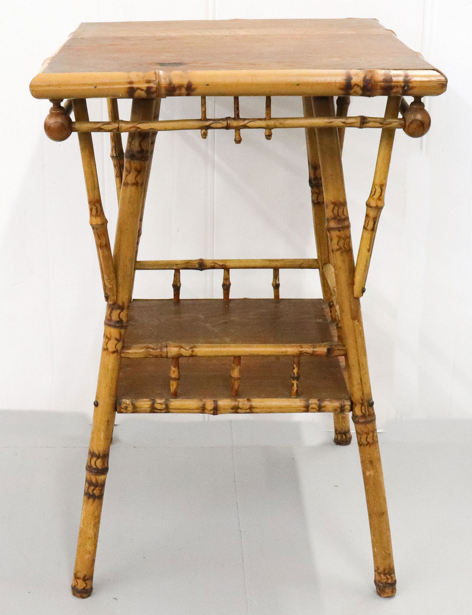 OAK AND BAMBOO TABLE (1 of 2)