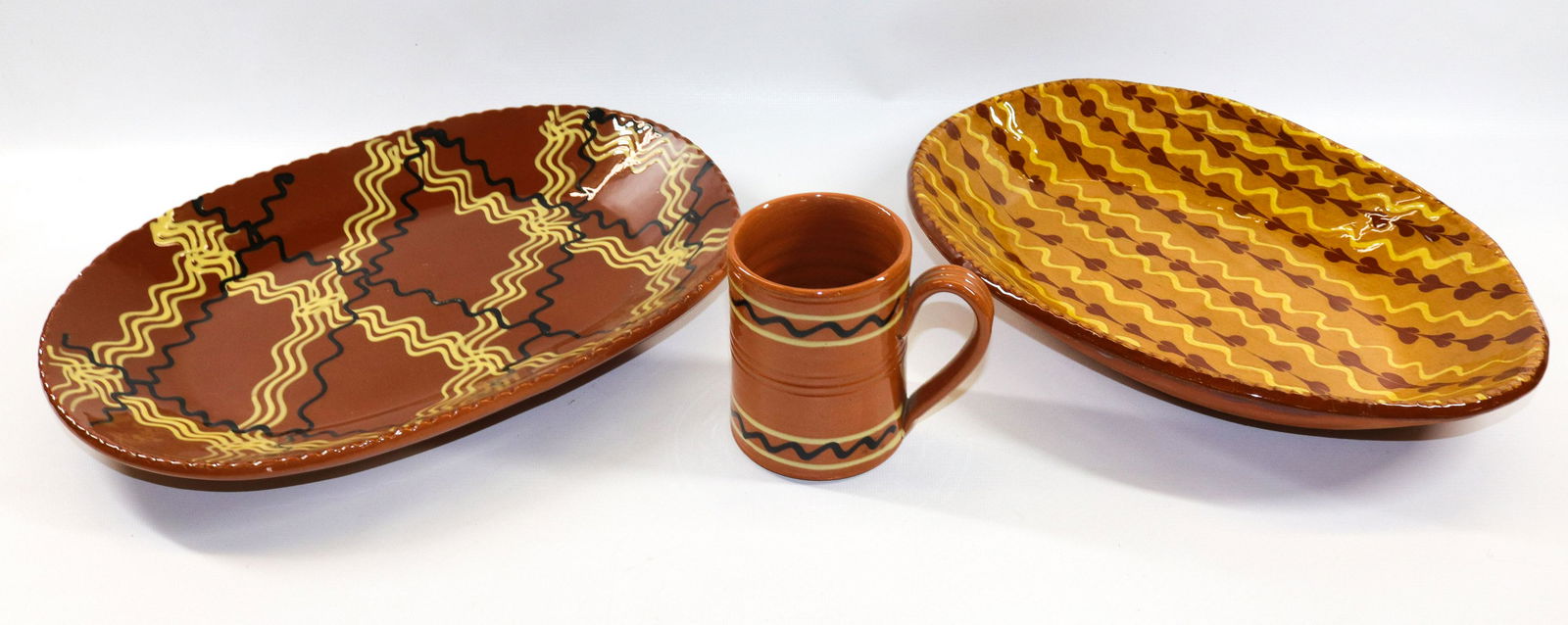 GROUP LOT OF MODERN REDWARE POTTERY (1 of 4)
