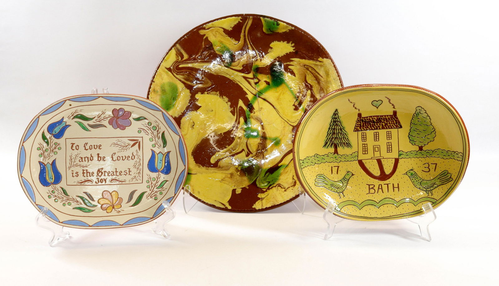 GROUP LOT OF MODERN REDWARE POTTERY (1 of 5)