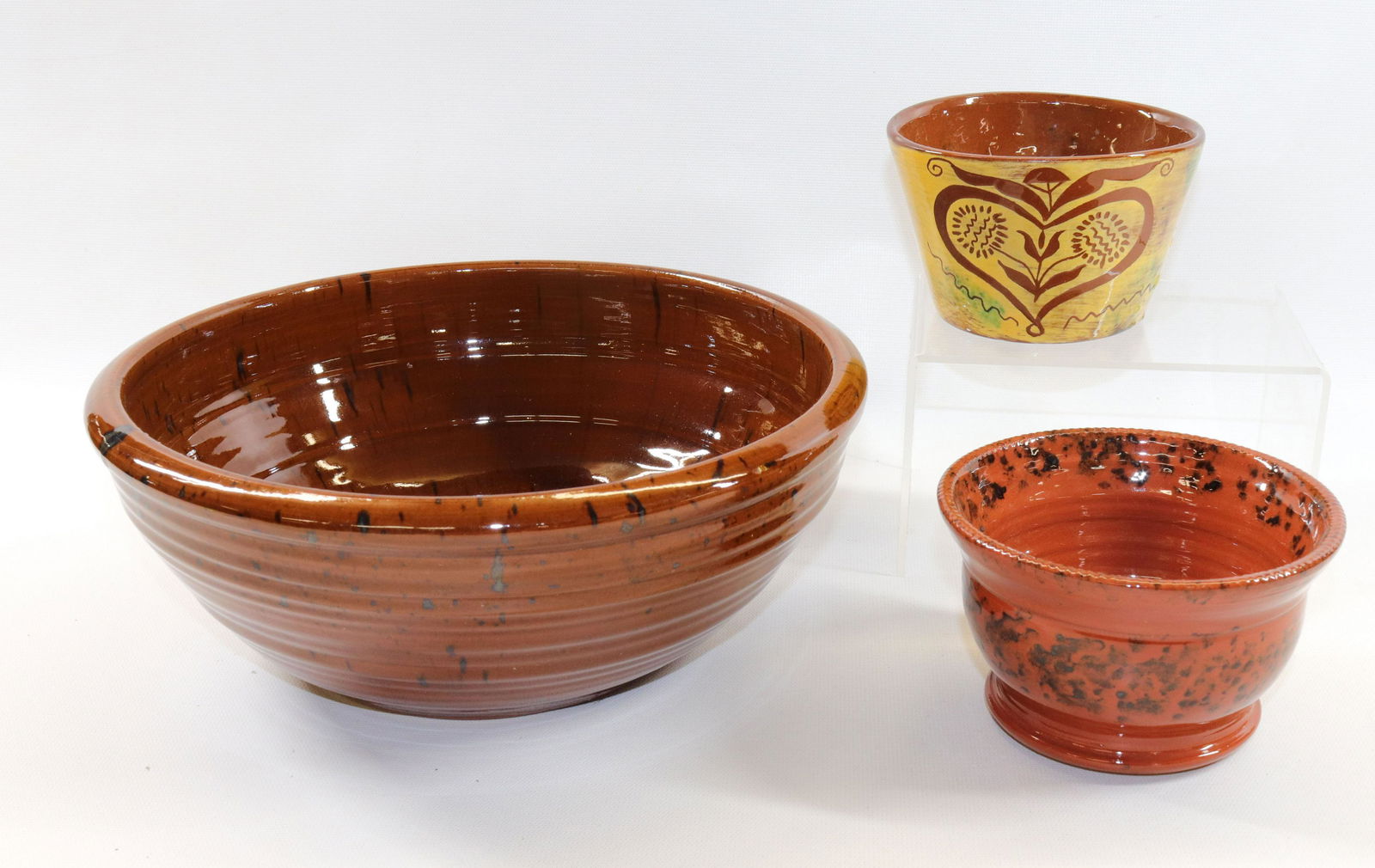 GROUP OF MODERN REDWARE POTTERY (1 of 3)