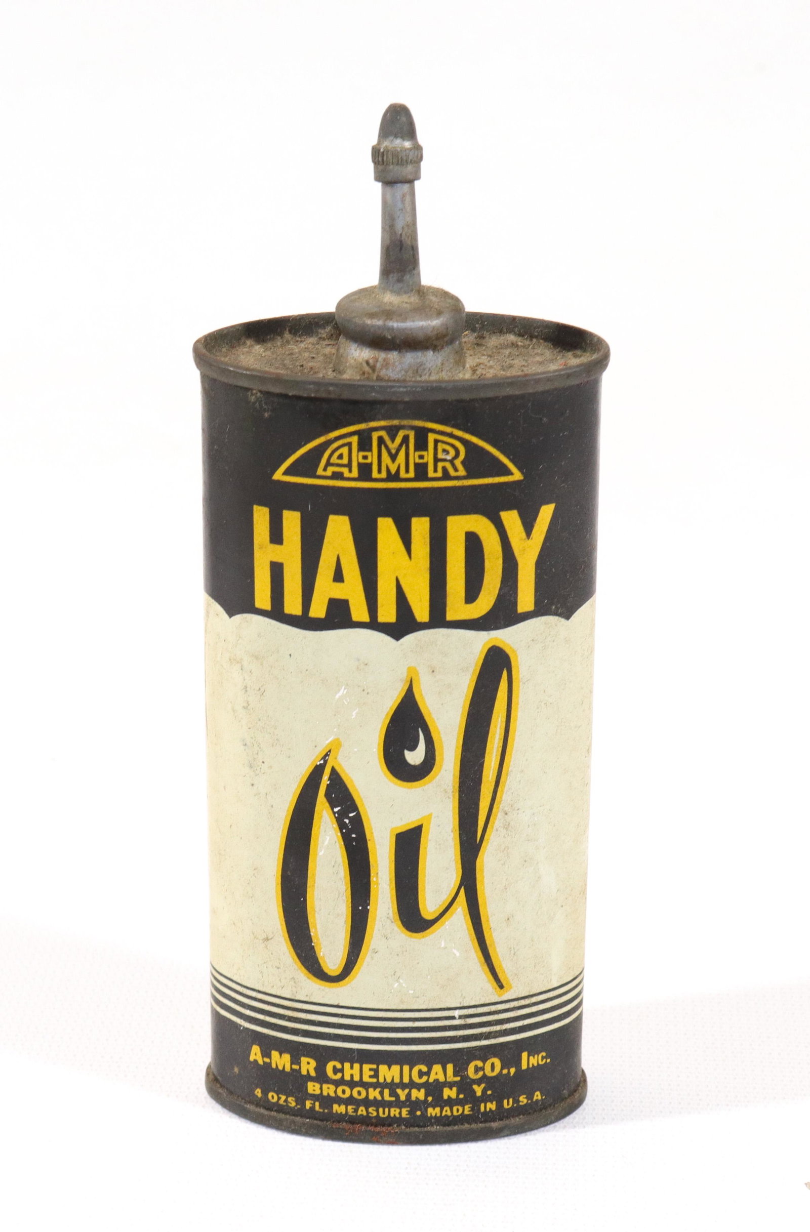 AMR HANDY OIL CAN: AMR CHEMICAL CO, BROOKLYN, NY Size 6" H