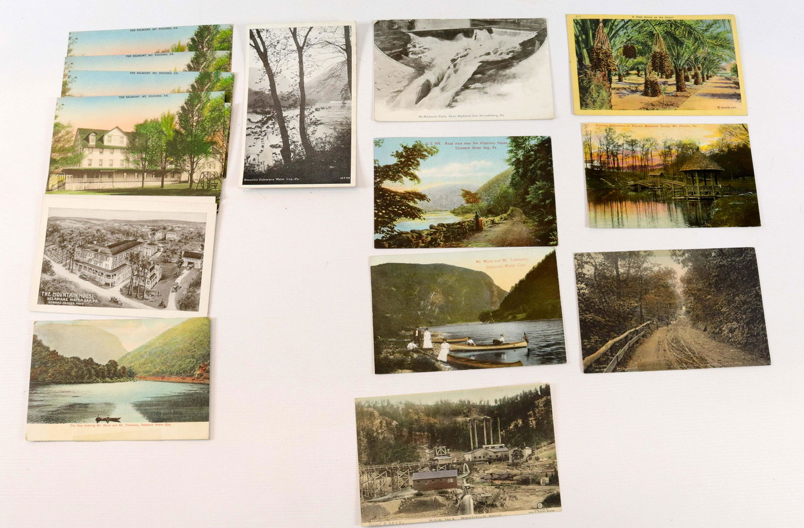 GROUP OF POCONO MOUNTAINS POSTCARDS (1 of 1)