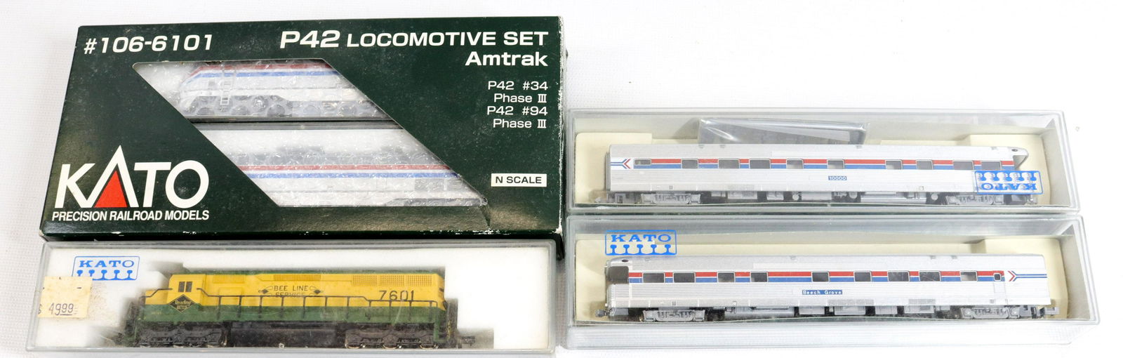 LOT OF KATO N-SCALE TRAIN CAR LOT (1 of 2)