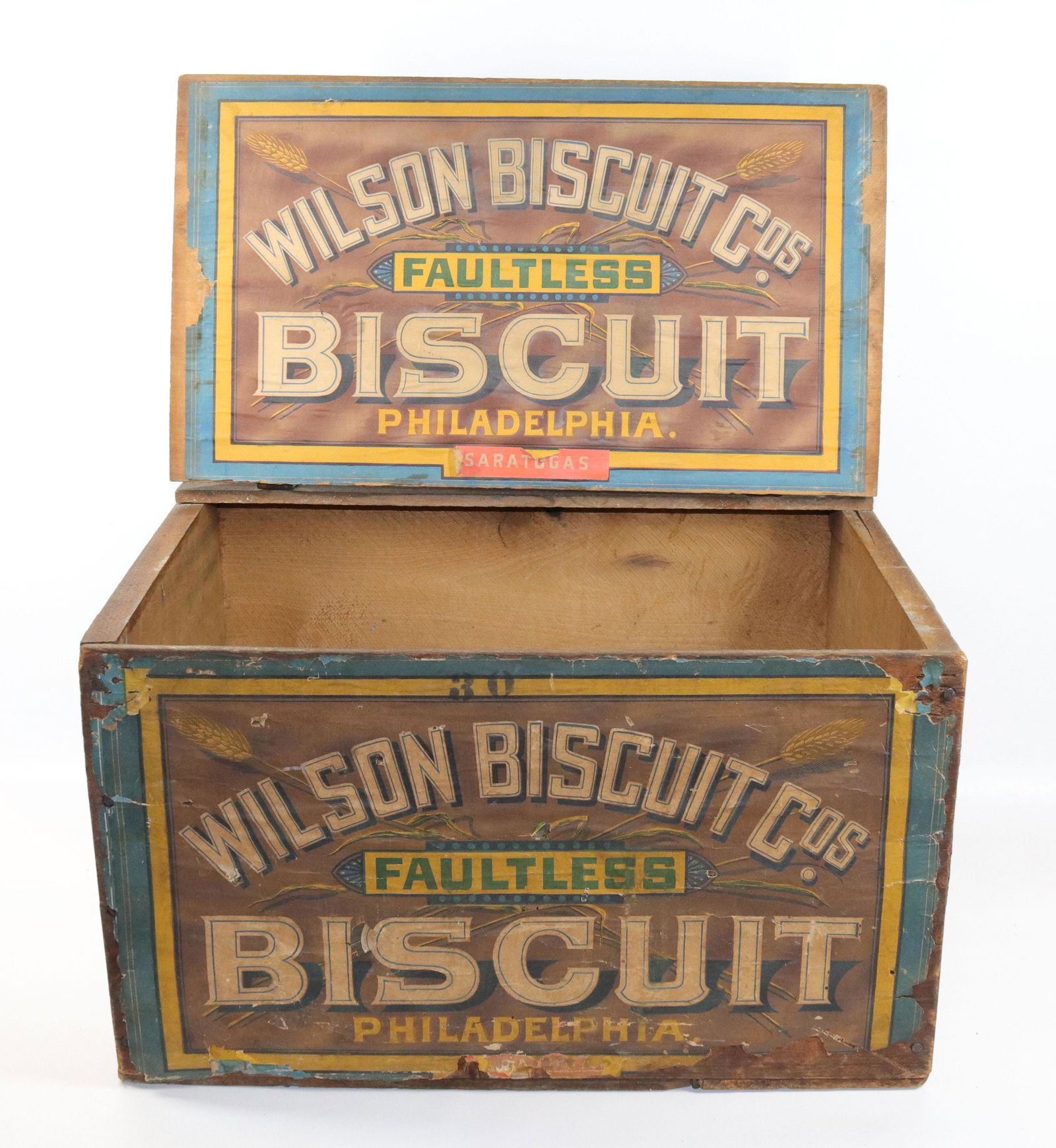 VINTAGE BISCUIT ADVERTISING BOX (1 of 4)