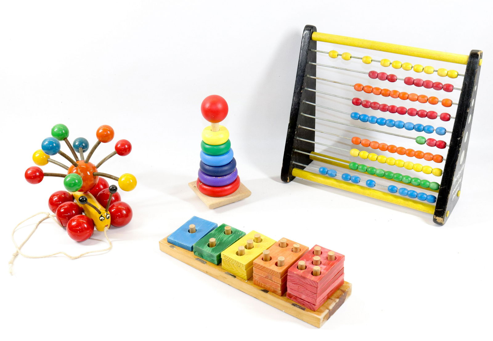 GROUP LOT OF CHILDREN'S WOODEN TOYS (1 of 2)