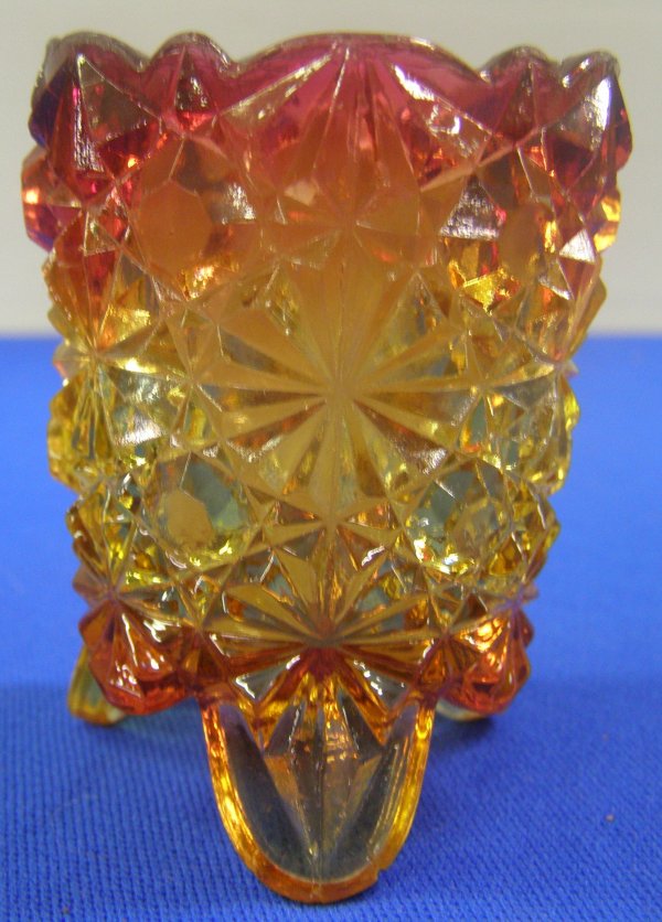 AMBERINA DASEY & BUTTON PATTERN TOOTHPICK HOLDER 3: AMBERINA DASEY & BUTTON PATTERN TOOTHPICK HOLDER 3"