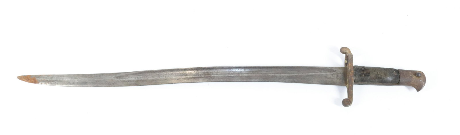 J.E. BLECKMENN BAYONET: #1904 - MISSING SCABBARD SIZE: 22 1/4" BLADE