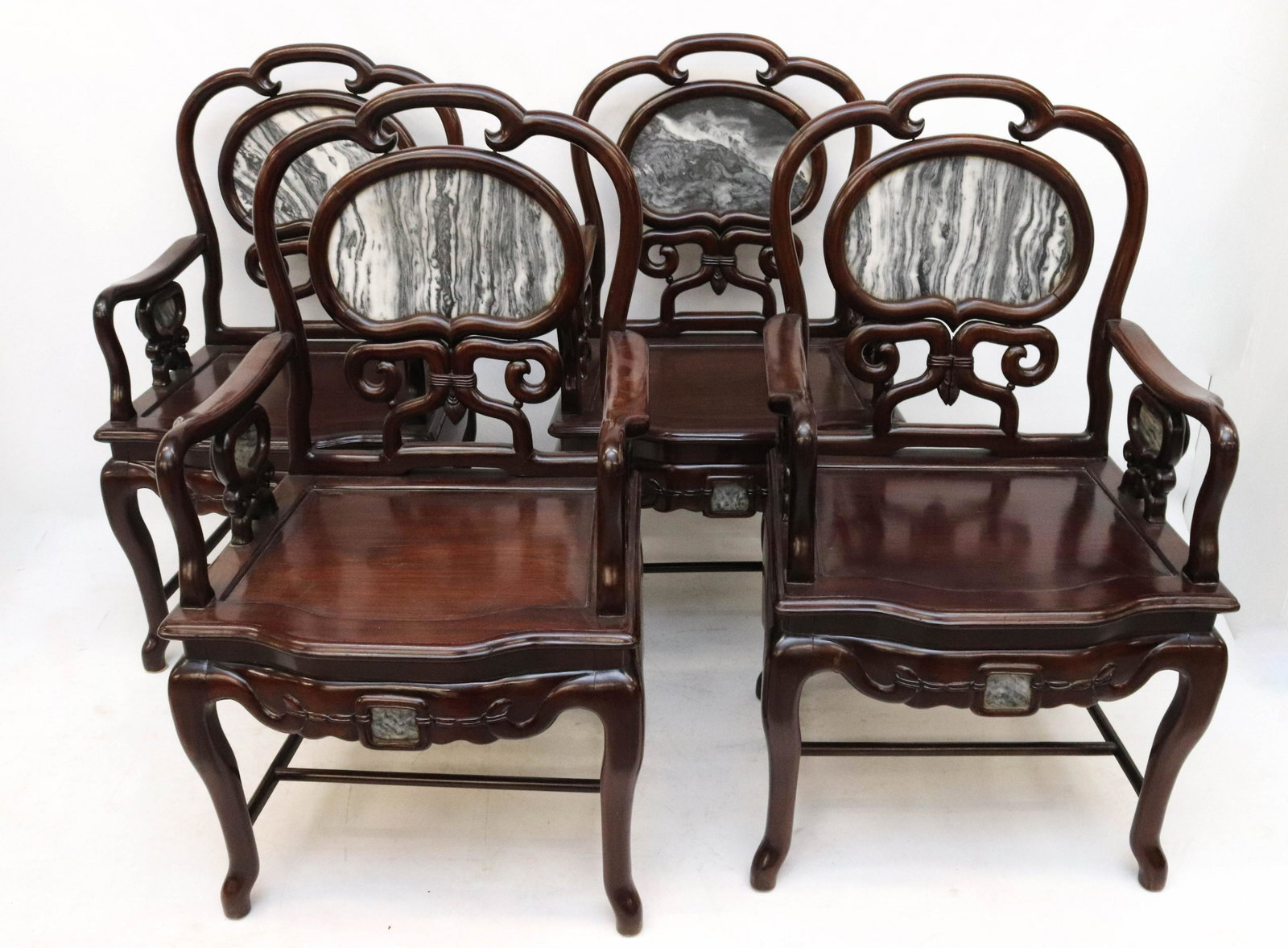 GROUP OF (4) CHINESE CHAIRS (1 of 5)