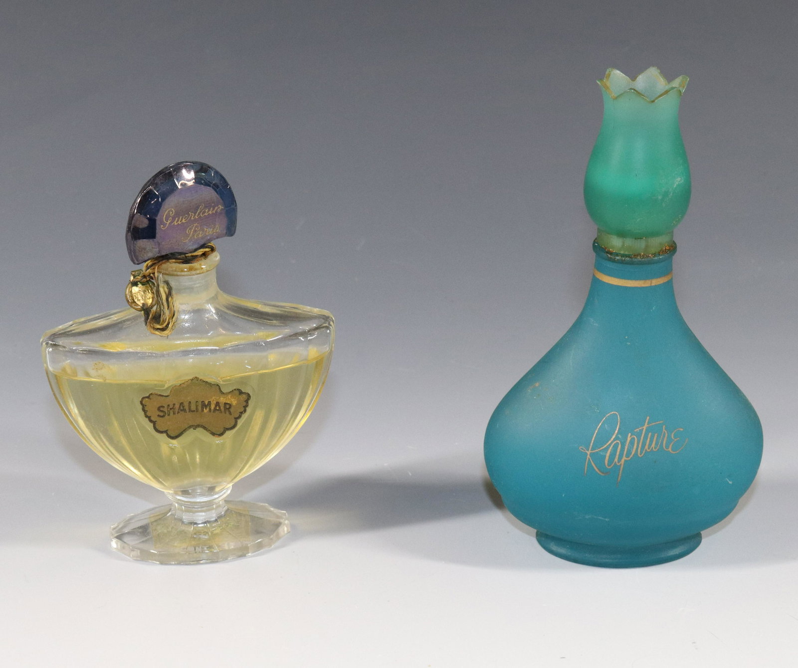 SHALIMAR BY; GUERLAIN PERFUME BOTTLE (1 of 2)