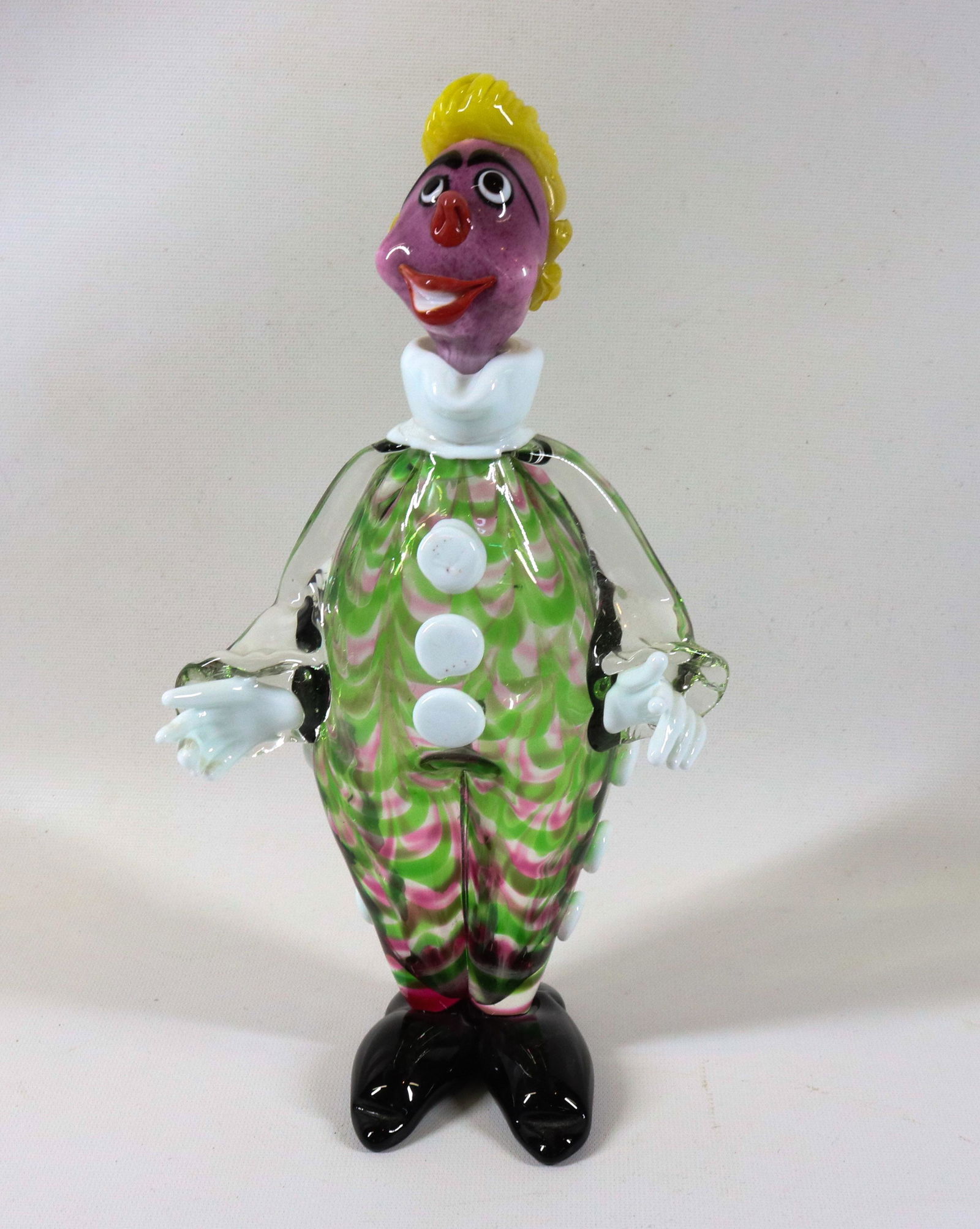 HAND BLOWN MURANO CLOWN DECANTER (1 of 2)