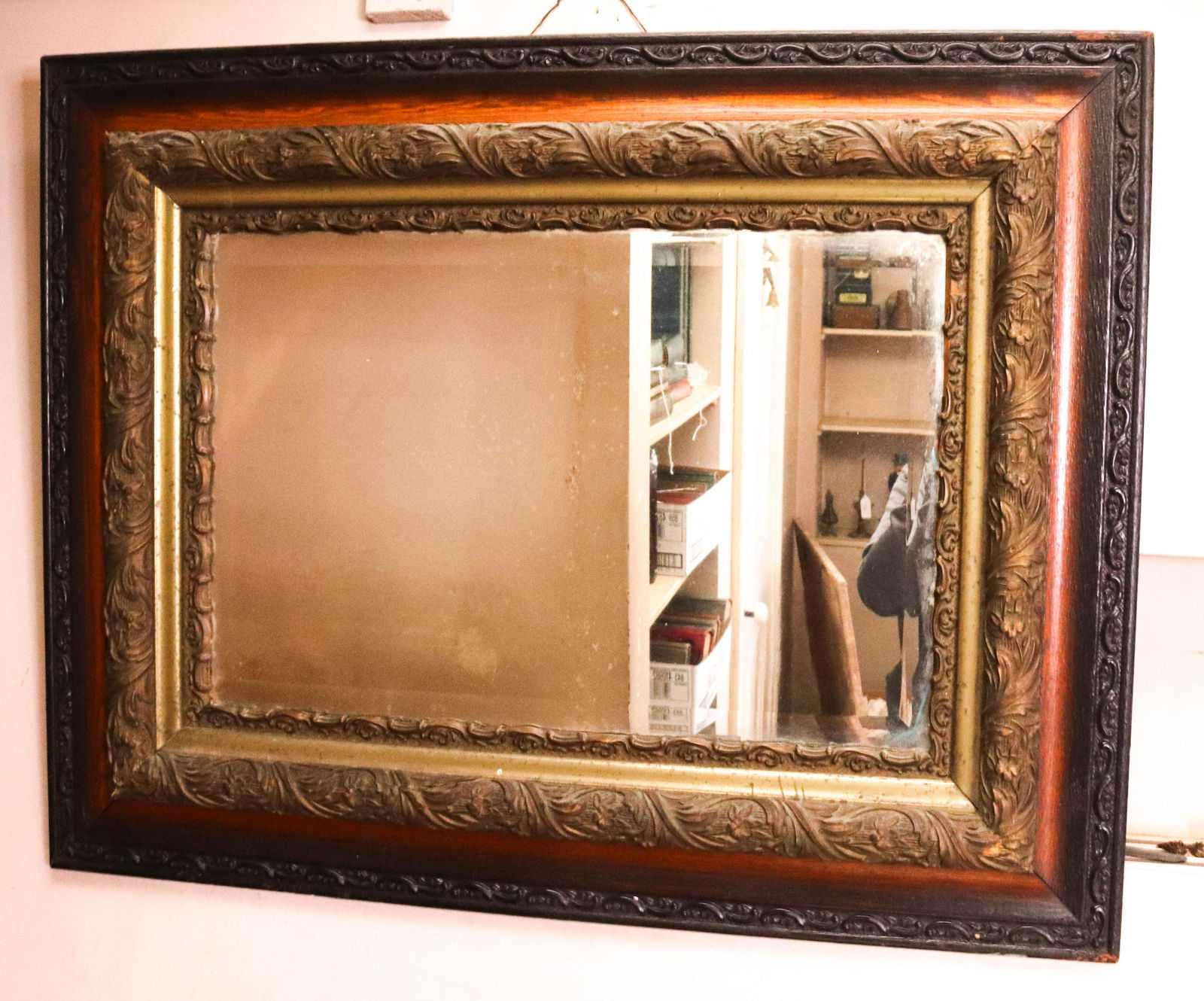 VICTORIAN BEVELED MIRROR (1 of 3)