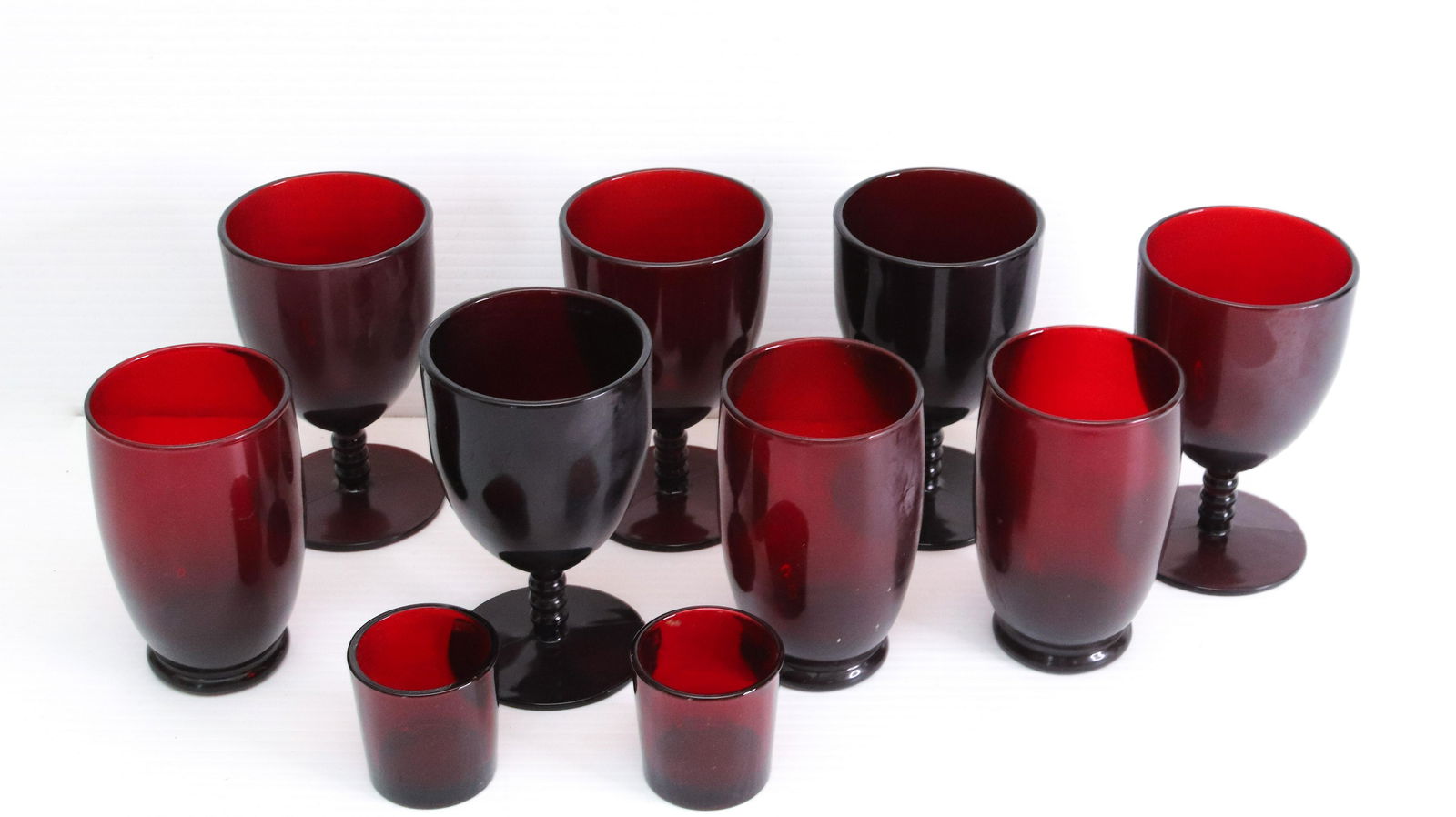 GROUP LOT OF RUBY GLASS (1 of 1)