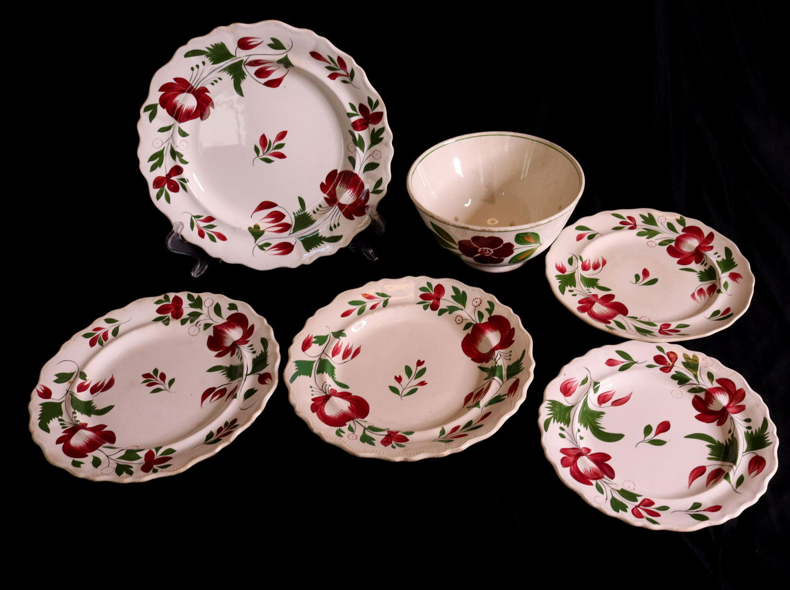 GROUP LOT OF ADAMS ROSE CHINA (1 of 3)