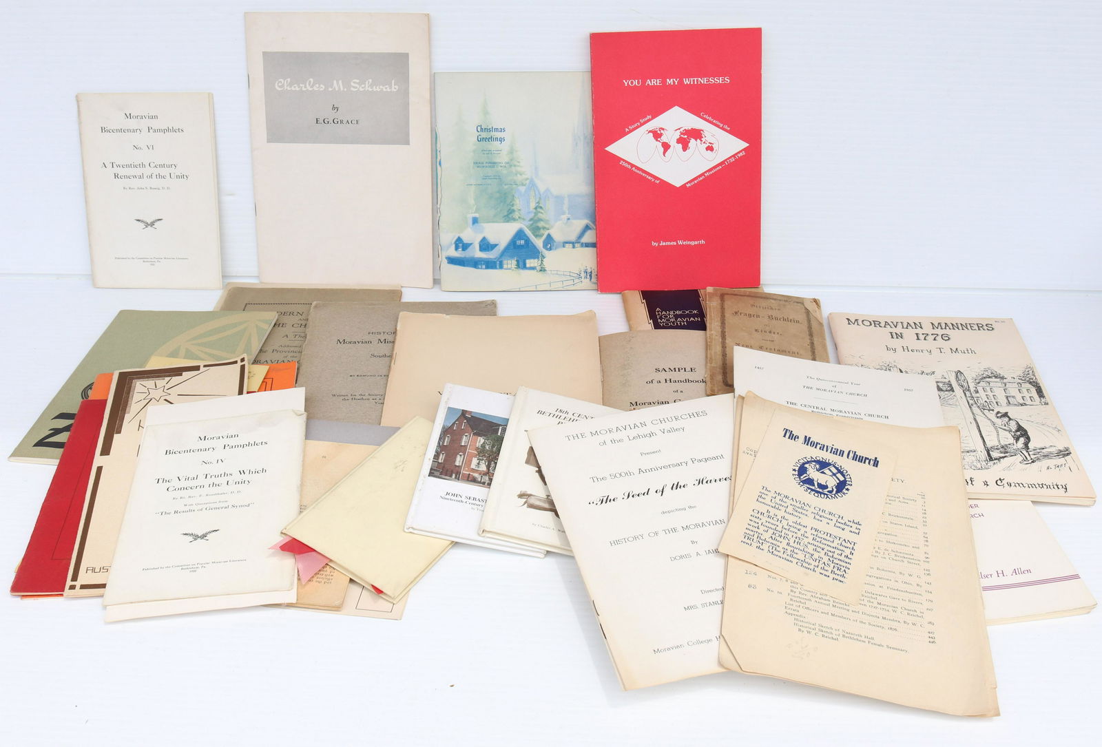 EARLY MORAVIAN AND BETHLEHEM EPHEMERA (1 of 3)