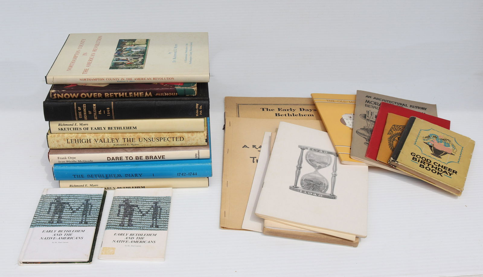 EARLY BETHLEHEM AND NORTHAMPTON COUNTY BOOK LOT (1 of 4)