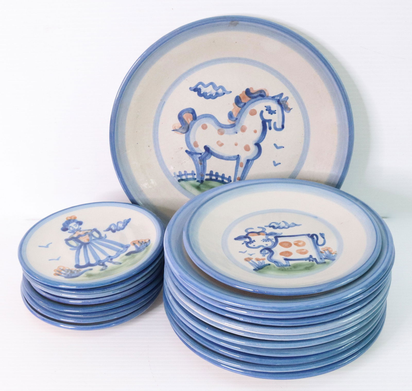 GROUP OF M.A. HADLEY POTTERY (1 of 3)