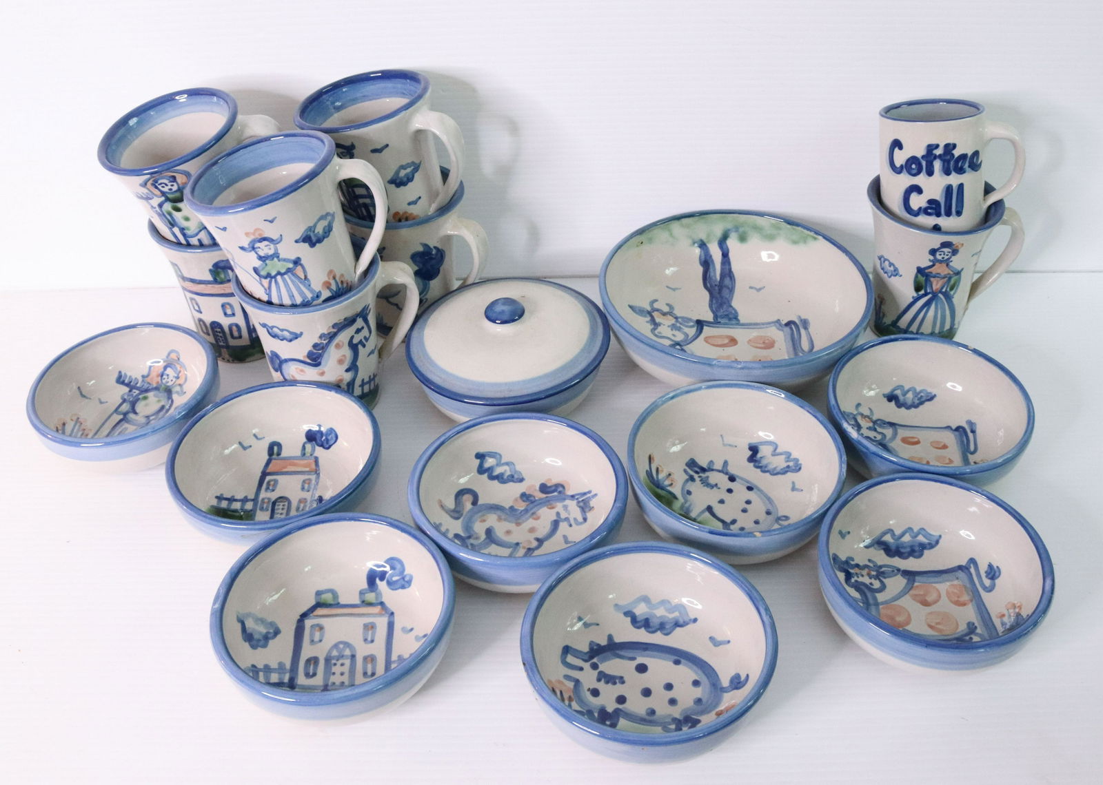 GROUP OF M.A. HADLEY POTTERY (1 of 2)