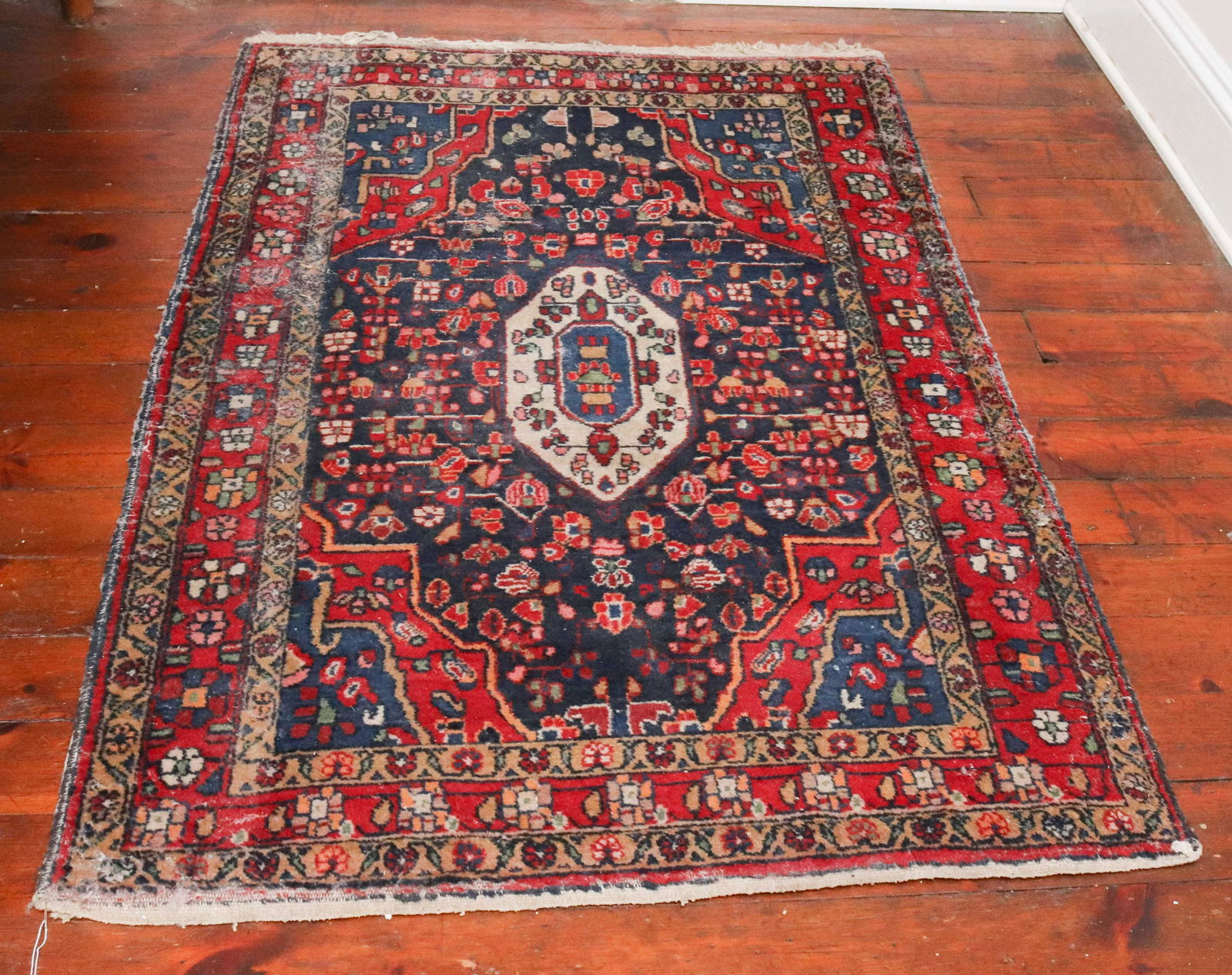 ANTIQUE ORIENTAL AREA RUG (1 of 5)